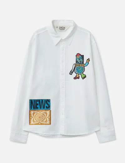 Brain Dead Truth Now Seersucker Shirt
