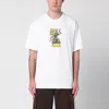 Brain Dead Crew Neck Graphic Print Short Sleeves T-shirt In White