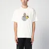 Brain Dead White Cotton T-shirt With Print