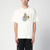 Brain Dead White Cotton T-shirt With Print