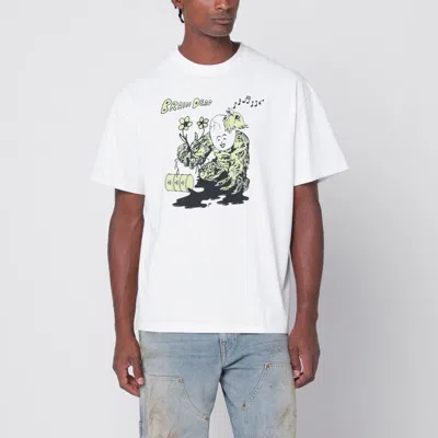 BRAIN DEAD WHITE NUCLEAR EVOLUTION T-SHIRT