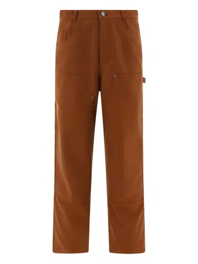 Brain Dead Serge Double Knee Pants In Brown