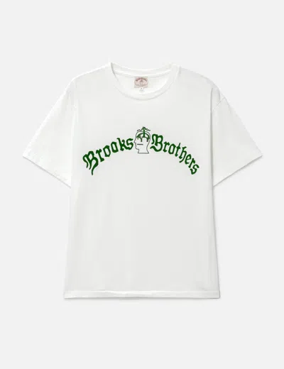 Brain Dead X Brooks Brothers California Tubular T-shirt In White