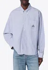 Brain Dead X Brooks Brothers Striped Long-sleeved Shirt