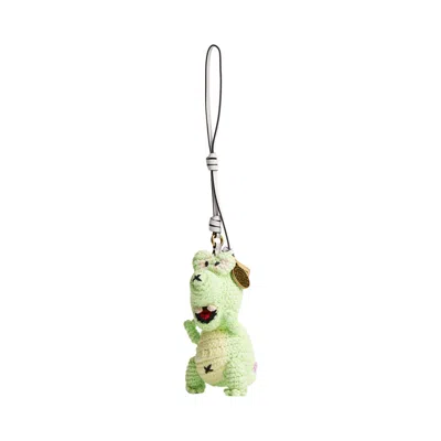 Pre-owned Brain Dead X Coach Darby Dino Crochet Bag Charm 'multicolor' | Multi-color | Women's Size Onesize