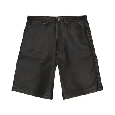 Pre-owned Brain Dead X Coach Leather Shorts 'black' | Men's Size 34