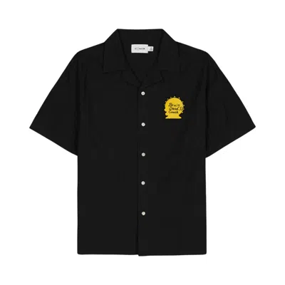 Pre-owned Brain Dead X Coach Signature Camp Shirt 'black' | Men's Size M