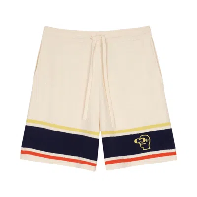 Pre-owned Brain Dead X Coach Striped Knit Shorts 'cream Multicolor' | Women's Size Xs
