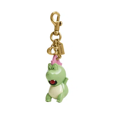 Pre-owned Brain Dead X Coach Vinyl Darby Dino Bag Charm 'multicolor' | Multi-color | Women's Size Onesize