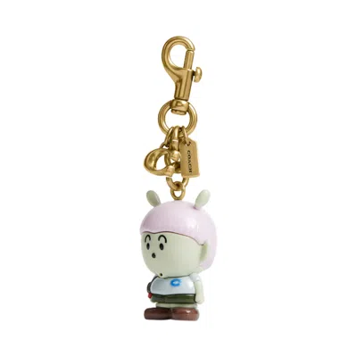 Pre-owned Brain Dead X Coach Vinyl Xerx Alien Bag Charm 'multicolor' | Multi-color | Women's Size Onesize