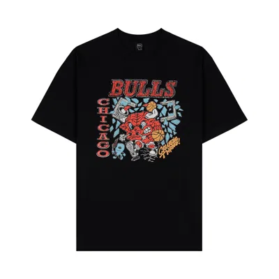 Pre-owned Brain Dead X Nba Chicago Bulls Tee 'black' | Men's Size Xl
