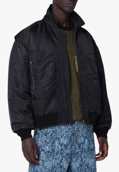 BRAIN DEAD ZIP BOMBER JACKET