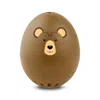 Brainstream Bear Beepegg Singing And Floating Egg Timer For Boiled Eggs In Brown