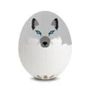 Brainstream Wolf Beepegg Singing And Floating Egg Timer For Boiled Eggs In Gray