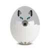 Brainstream Wolf Beepegg Singing And Floating Egg Timer For Boiled Eggs In Grey