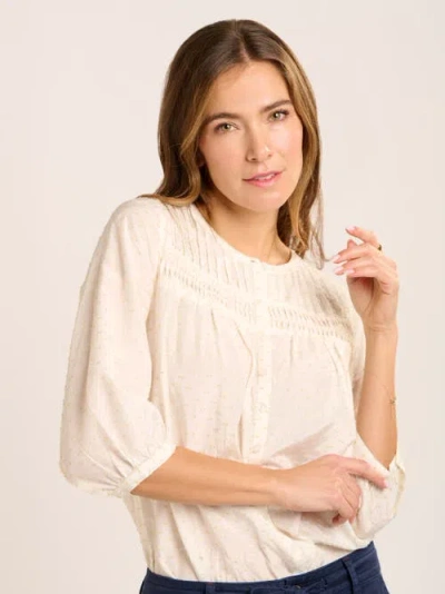 Brakeburn Boardwalk Blouse In White