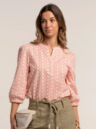 Brakeburn Fossil Blouse In Pink