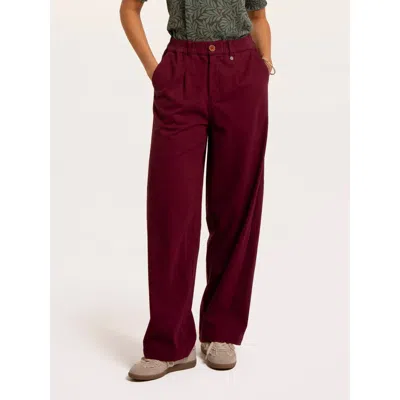Brakeburn Kael Trouser In Burgundy