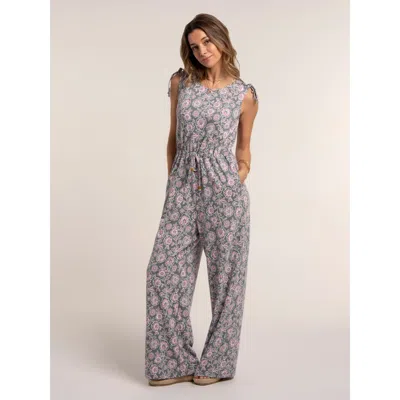 Brakeburn Sari Jumpsuit In Gray
