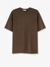 Bramani Cashmere Cotton And Silk Blend T-shirt In Green