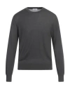 Bramani Cashmere Man Sweater Lead Size L Cashmere