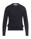 Bramani Cashmere Man Sweater Midnight Blue Size M Cashmere