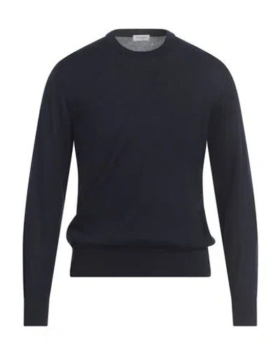 Bramani Cashmere Man Sweater Midnight Blue Size M Cashmere