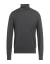 Shop Bramani Cashmere Man Turtleneck Lead Size L Cashmere