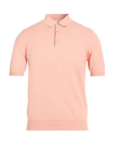 Bramante Man Sweater Apricot Size 42 Cotton In Pink