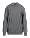 Bramante Man Sweater Grey Size 50 Virgin Wool In Gray