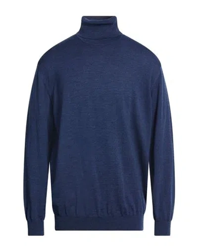 Bramante Man Turtleneck Blue Size 46 Virgin Wool