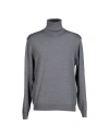 Bramante Man Turtleneck Grey Size 50 Virgin Wool In Gray