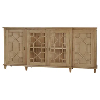 Pre-owned Bramble Mid Century Credenza - Fruitwood Finish In Brown