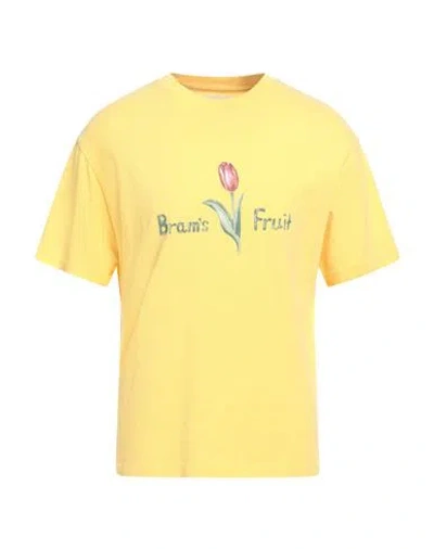 Bram's Fruit Man T-shirt Yellow Size L Cotton