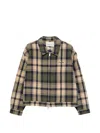 Bram's Fruit Check-pattern Zip-up Jacket In Multi