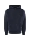 Bram's Fruit Distressed-effect Hoodie In Blue