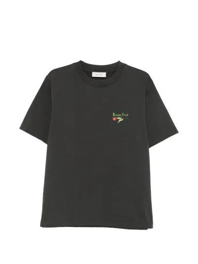 Bram's Fruit Floral-print T-shirt In Grey