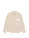 Bram's Fruit Logo-detail Shirt In Neutral