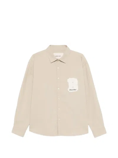 Bram's Fruit Logo-detail Shirt In Neutral