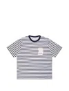 Bram's Fruit Logo-patch Striped T-shirt In Multi