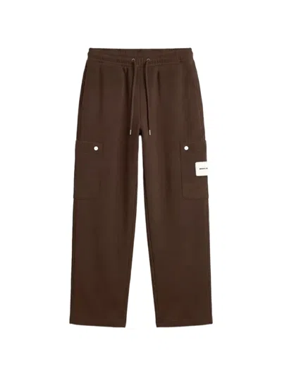Bram's Fruit Logo-patch Track Pants In Brown