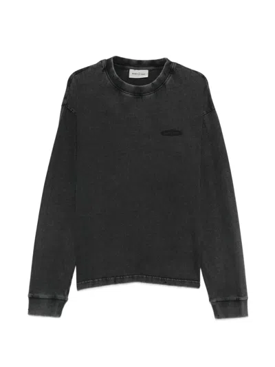 Bram's Fruit Long-sleeve Crew-neck T-shirt In Black