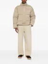 Bram's Fruit Quilted Puffer Jacket In Neutral