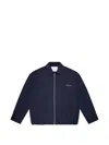 Bram's Fruit Ripstop Logo-embroidered Jacket In Blue