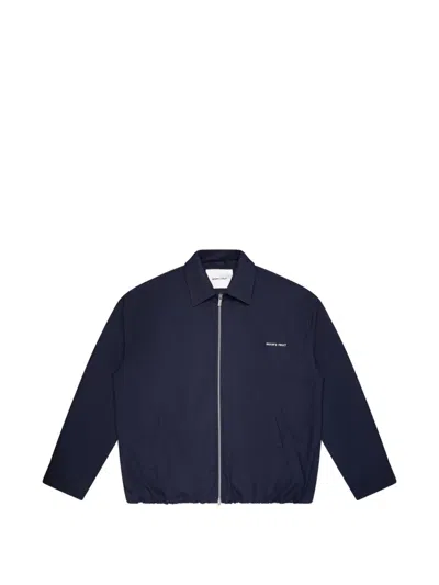 Bram's Fruit Ripstop Logo-embroidered Jacket In Blue