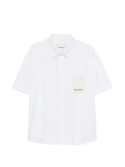 Bram's Fruit Short-sleeve Shirt In White