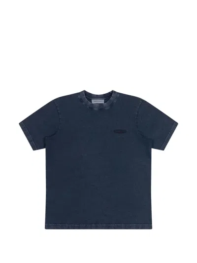 Bram's Fruit Slogan-print Cotton T-shirt In Blue