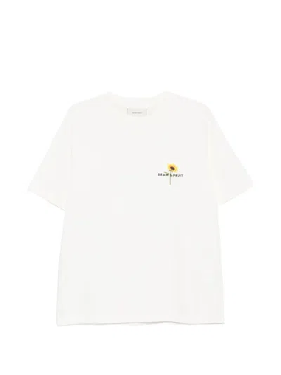 Bram's Fruit Sunflower-print T-shirt In White