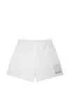 Bram's Fruit Varsity Logo Patch Shorts In White