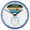 Bramwell Brown Clocks Wells-next-the-sea, Norfolk - Limited Edition Tide Clock - Summer Blue In Blue